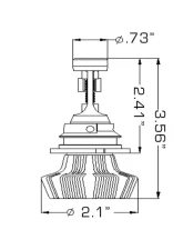 Oracle Lighting 9007 4,000+ Lumen LED Headlight Bulbs (Pair)                                     - 5241-001 - Image 4