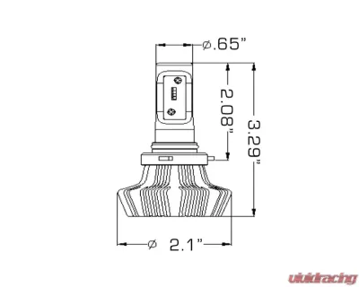 Oracle Lighting 9012 4,000+ Lumen LED Headlight Bulbs (Pair) - 5242-001
