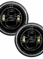 Oracle Lighting 7 Inch ColorSHIFT High Powered LED Headlights Black Bezel (Pair) w/ 2.0 Controller Jeep 2007+                                     - 5769-333 - Image 2