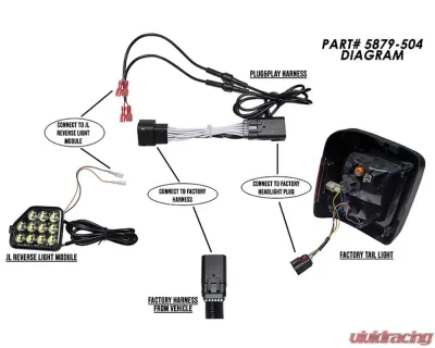 Oracle Lighting Plug & Play Wiring Adapter Jeep Wrangler JL 2018+ - 5879-504