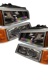 Oracle Lighting Pre-Assembled Headlights w/ Parking Lights ColorShift No Controller Chevrolet Silverado 2003-2006                                     - 8205-334 - Image 4
