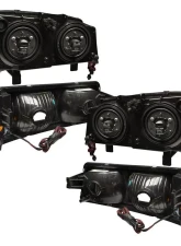 Oracle Lighting Pre-Assembled Headlights w/ Parking Lights ColorShift No Controller Chevrolet Silverado 2003-2006                                     - 8205-334 - Image 5