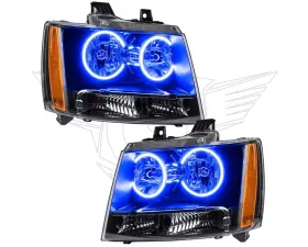 Oracle Lighting Pre-Assembled LED Halo Headlight Kit Blue Color SMD HL Chevrolet Avalanche 2007-2014