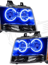 Oracle Lighting Pre-Assembled LED Halo Headlight Kit Blue Color SMD HL Chevrolet Avalanche 2007-2014                                     - 7001-002 - Image 5