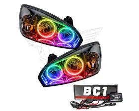 Oracle Lighting Pre-Assembled Halo Headlights (Round Style) ColorShift w/ BC1 Controller SMD HL Chevrolet Silverado 2007-2013