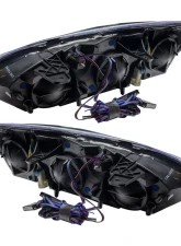 Oracle Lighting Pre-Assembled Halo Headlights (Round Style) ColorShift w/ BC1 Controller SMD HL Chevrolet Silverado 2007-2013                                     - 7006-335 - Image 5