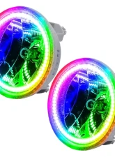 Oracle Lighting Pre-Assembled Halo Fog Lights ColorShift w/ No Controller (w/o Off-Road Package) SMD FL Chevrolet Tahoe 2007-2013                                     - 7011-333 - Image 5