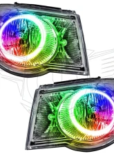 Oracle Lighting Dynamic ColorShift Pre-Assembled Headlights SMD HL Chrysler Aspen 2007-2009                                     - 7012-332 - Image 5
