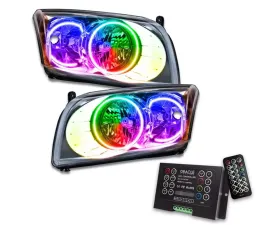 Oracle Lighting Pre-Assembled Headlights (Chrome Housing) SMD HL ColorShift w/ 2.0 Controller Dodge Caliber 2007-2012