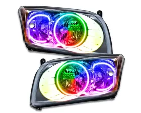 Oracle Lighting Pre-Assembled Headlights (Chrome Housing) SMD HL ColorShift w/ No Controller Dodge Caliber 2007-2012
