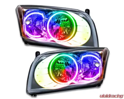 Oracle Lighting Pre-Assembled Headlights (Chrome Housing) SMD HL ColorShift w/ No Controller Dodge Caliber 2007-2012 - 7018-334