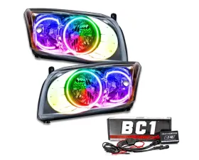 Oracle Lighting Pre-Assembled Headlights (Chrome) SMD HL ColorShift w/ BC1 Controller Dodge Caliber 2007-2012