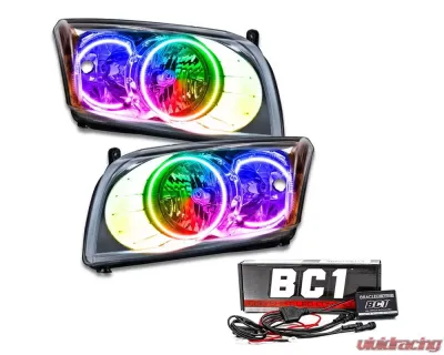 Oracle Lighting Pre-Assembled Headlights (Chrome) SMD HL ColorShift w/ BC1 Controller Dodge Caliber 2007-2012 - 7018-335