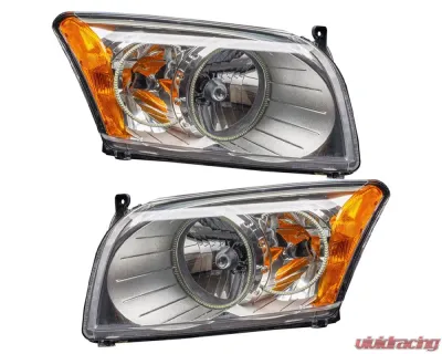 Oracle Lighting Pre-Assembled Headlights (Chrome Housing) SMD HL ColorShift w/ RF Controller Dodge Caliber 2007-2012 - 7018-330