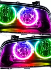 Oracle Lighting Pre-Assembled Headlights (Non HID) ColorShift SMD HL Dodge Charger 2005-2010                                     - 7022-330 - Image 5