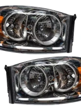 Oracle Lighting Pre-Assembled Halo Headlights ColorShift w/ 2.0 Controller SMD HL Dodge Ram 2007-2008                                     - 7034-333 - Image 2