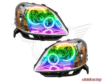 Oracle Lighting Pre-Assembled LED Halo Headlight Kit ColorShift w/ Simple SMD HL Ford 500 2005-2007 - 7047-504