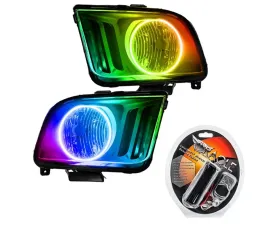 Oracle Lighting Pre-Assembled Headlights ColorShift w/ RF Controller SMD HL Ford Mustang 2005-2009