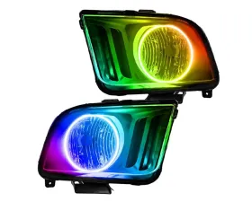 Oracle Lighting Pre-Assembled Headlights ColorShift w/ No Controller SMD HL Ford Mustang 2005-2009