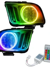 Oracle Lighting Pre-Assembled Headlights ColorShift w/ Simple Controller SMD HL Ford Mustang 2005-2009                                     - 7048-504 - Image 5