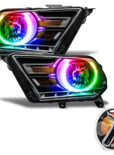 Oracle Lighting Pre-Assembled Headlights (Non-HID) ColorShift w/ RF Controller SMD HL Ford Mustang 2010-2014                                     - 7050-330 - Image 6