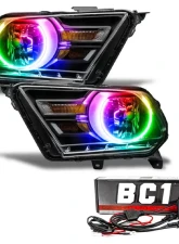Oracle Lighting Pre-Assembled Headlights (Non-HID) ColorShift w/ BC1 Controller SMD HL Ford Mustang 2010-2014                                     - 7050-335 - Image 6