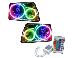 Oracle Lighting Pre-Assembled LED Halo Headlight Kit ColorShift w/ Simple Controller SMD HL Ford Ranger 2001-2011