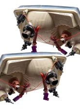 Oracle Lighting Pre-Assembled LED Halo Headlight Kit ColorShift w/ BC1 Controller SMD HL Ford Ranger 2001-2011                                     - 7052-335 - Image 5