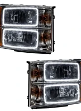 Oracle Lighting Pre-Assembled Halo Headlights (Square Ring Design) White Color SMD HL GMC Sierra 2007-2013                                     - 7054-001 - Image 5
