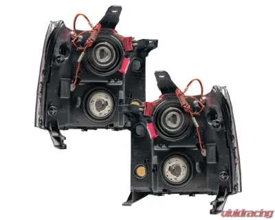 Oracle Lighting Pre-Assembled Halo Headlights (Square Ring Design) ColorShift w/ 2.0 Controller SMD HL GMC Sierra 2007-2013 - 7054-333