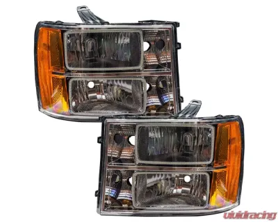 Oracle Lighting Pre-Assembled Halo Headlights (Square Ring Design) ColorShift w/ 2.0 Controller SMD HL GMC Sierra 2007-2013 - 7054-333
