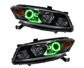Oracle Lighting Pre-Assembled Halo Headlights Green Color SMD HL Honda Accord Coupe 2008-2012