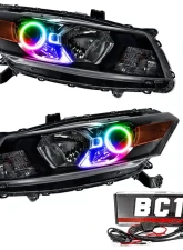 Oracle Lighting Pre-Assembled Halo Headlights ColorShift w/ BC1 Controller SMD HL Honda Accord Coupe 2008-2012                                     - 7060-335 - Image 5