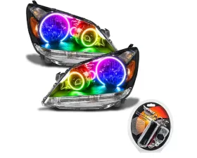 Oracle Lighting Pre-Assembled LED Halo Headlight Kit ColorShift w/ RF Controller SMD HL Honda Odyssey 2005-2007