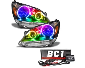Oracle Lighting Pre-Assembled LED Halo Headlight Kit ColorShift w/ BC1 Controller SMD HL Honda Odyssey 2005-2007