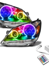 Oracle Lighting Pre-Assembled LED Halo Headlight Kit ColorShift w/ Simple Controller SMD HL Honda Odyssey 2005-2007                                     - 7062-504 - Image 5