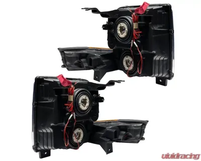 Oracle Lighting Pre-Assembled Halo Headlight Kit  ColorShift No Controller SMD HL Jeep Commander 2006-2010 - 7063-334