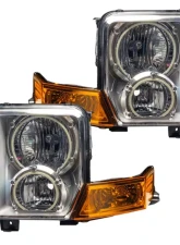 Oracle Lighting Pre-Assembled Halo Headlight Kit  ColorShift No Controller SMD HL Jeep Commander 2006-2010                                     - 7063-334 - Image 2