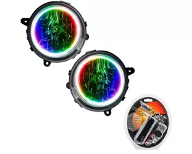 Oracle Lighting Pre-Assembled Halo Headlights ColorShift w/ RF Controller SMD HL Jeep Compass 2007-2010