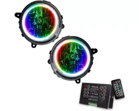 Oracle Lighting Pre-Assembled Halo Headlights ColorShift w/ 2.0 Controller SMD HL Jeep Compass 2007-2010