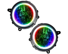 Oracle Lighting Pre-Assembled Halo Headlights ColorShift w/ No Controller SMD HL Jeep Compass 2007-2010