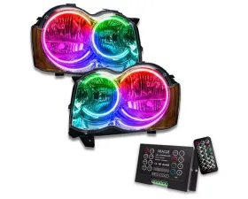 Oracle Lighting Pre-Assembled LED Halo Headlight Kit (Non HID) ColorShift w/ 2.0 Controller SMD HL (Non-HID)Jeep Grand Cherokee 2008-2010