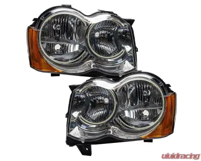 Oracle Lighting Pre-Assembled LED Halo Headlight Kit (Non HID) ColorShift w/ No Controller SMD HL (Non-HID)Jeep Grand Cherokee 2008-2010 - 7068-334