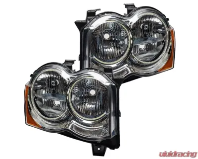 Oracle Lighting Pre-Assembled LED Halo Headlight Kit (Non HID) ColorShift w/ No Controller SMD HL (Non-HID)Jeep Grand Cherokee 2008-2010 - 7068-334
