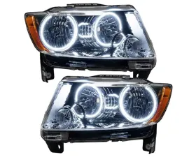 Oracle Lighting Pre-Assembled LED Halo Headlights (Non HID - Chrome) White Color Jeep Grand Cherokee 2011-2013