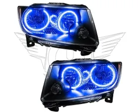 Oracle Lighting Pre-Assembled LED Halo Headlights (Non HID - Chrome) Blue Color Jeep Grand Cherokee 2011-2013