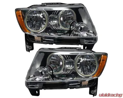 Oracle Lighting Pre-Assembled LED Halo Headlights (Non HID - Chrome) ColorSHIFT w/ BC1 Controller Jeep Grand Cherokee 2011-2013 - 7070-335