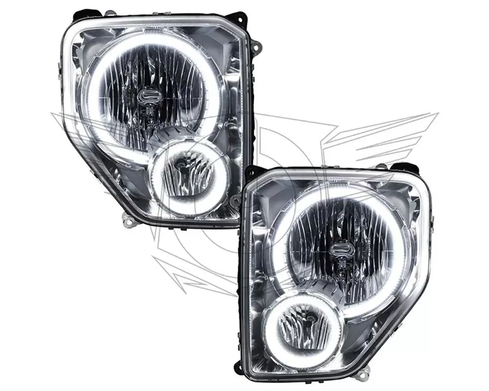 Oracle Lighting Pre-Assembled Halo Headlights White Color SMD HL Jeep Liberty 2008-2012 - 7075-001