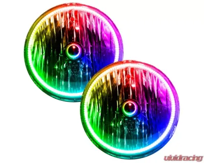 Oracle Lighting Dynamic ColorSHIFT Pre-Assembled Headlights Jeep Wrangler 2007-2016 - 7079-332