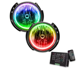 Oracle Lighting Pre-Assembled Headlights ColorSHIFT w/ 2.0 Controller SMD HL Jeep Wrangler JK 2007-2016